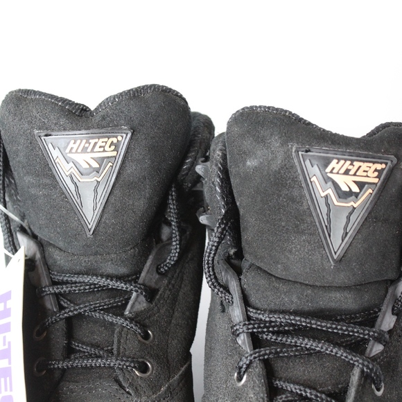 Vtg New Hi Tec Mens 7.5 Rogue Hiking Boots Black main image 6